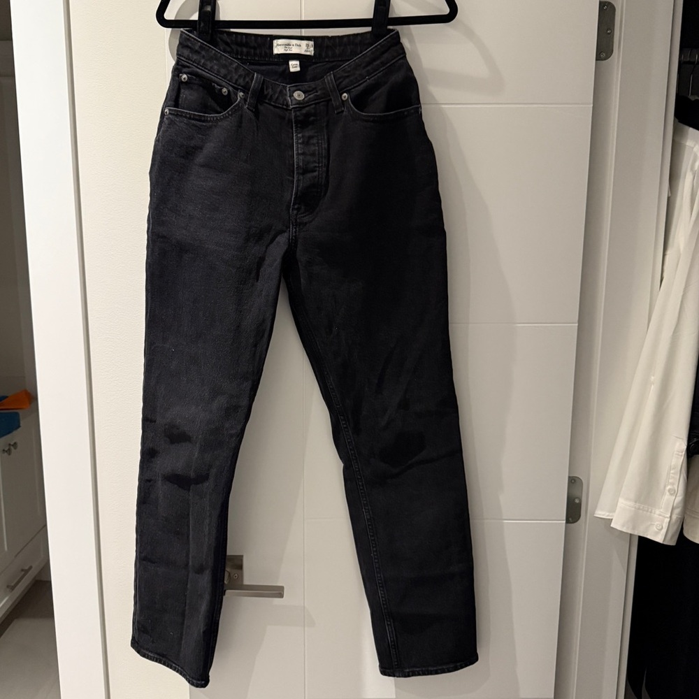 Abercrombie & Fitch Curve Love Dad High Rise Jeans